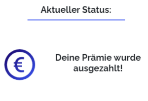 eAuto Prämie ausbezahlt